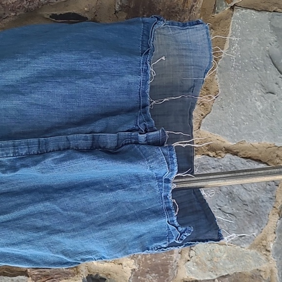 Madewell Denim Drop Hem Short Sleeve Shirt Dress In Abbot Wash Size Small - Picture 10 of 14